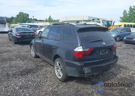 2008 BMW X3 3.0Si from USA, damaged, VIN WBXPC93478WJ17904